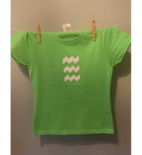 Kids t-shirt mintgroen