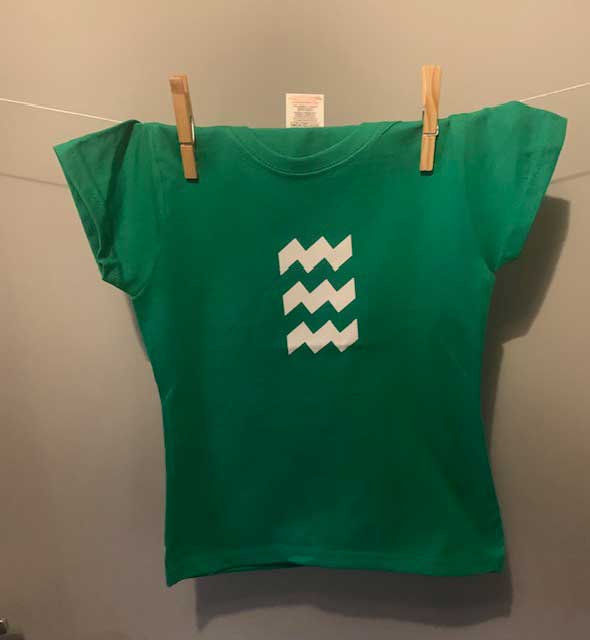 Kids t-shirt groen