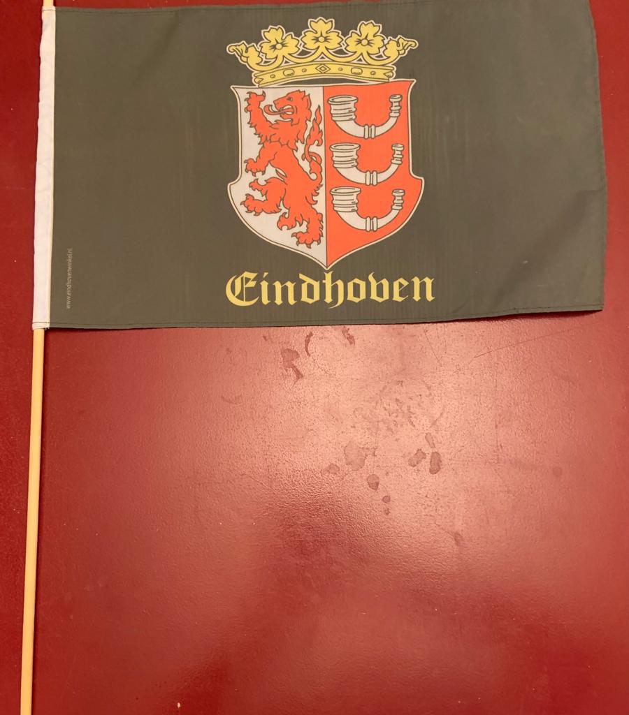 Vlaggetje op stok met wapen van Eindhoven